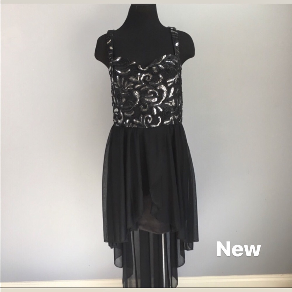 Emerald Sundae Juniors' High-Low homecoming dress size 13 - Picture 3 of 10